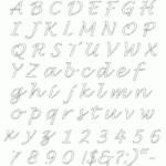 Printable Stencil Letter - Wpa.wpart.co intended for Tracing Stencils Letters