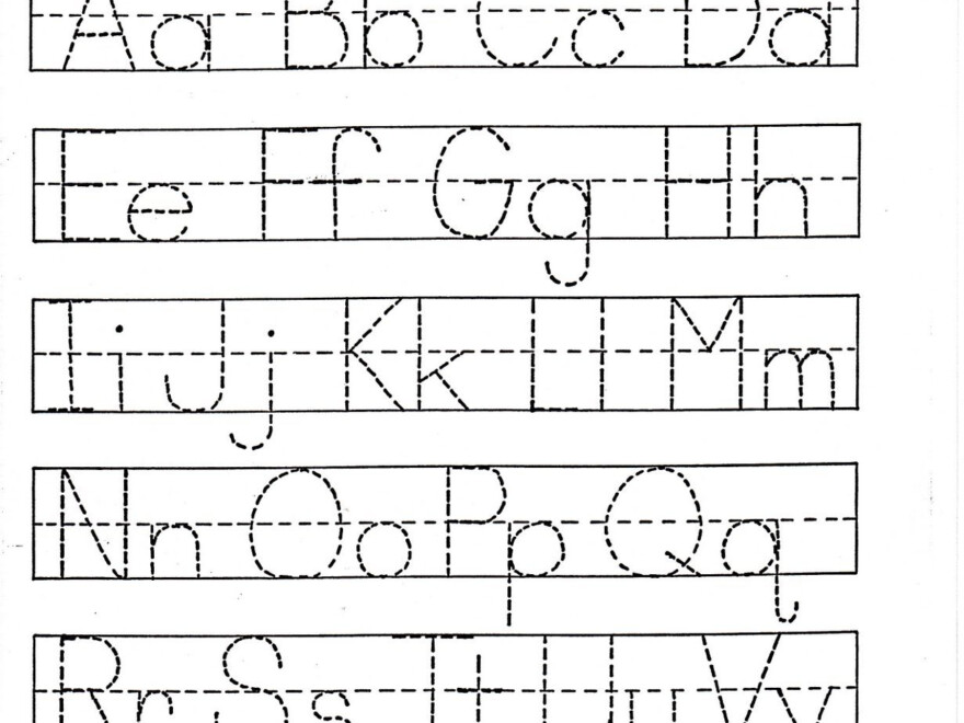Printable+Preschool+Alphabet+Worksheets | Printable Alphabet regarding Tracing Letters For Toddlers
