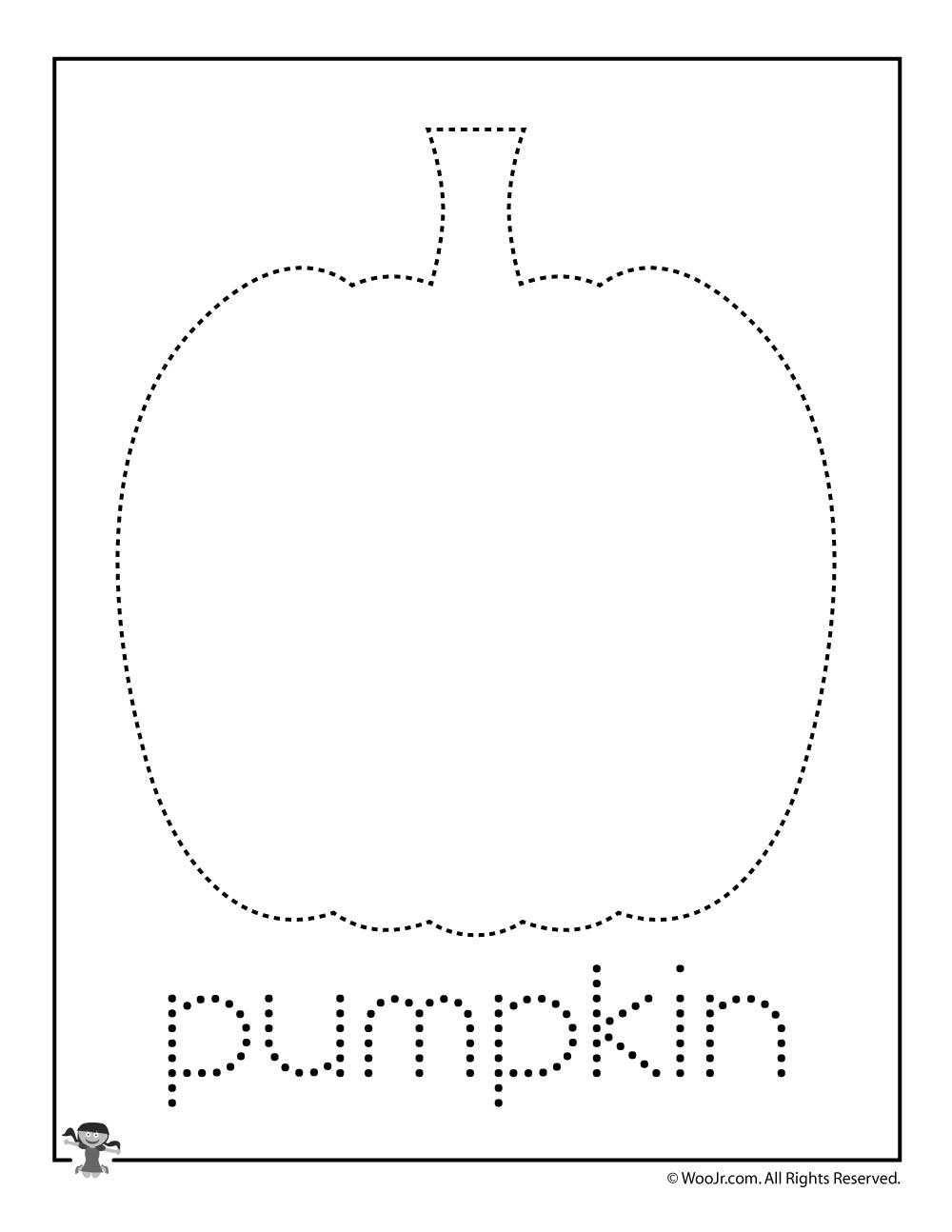 Pumpkin Letter Tracing Practice | Woo! Jr. Kids Activities within Halloween Tracing Letters