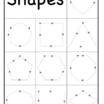 Shape Tracing | Learning | Preschool Worksheets inside Tracing Letters And Shapes Worksheets