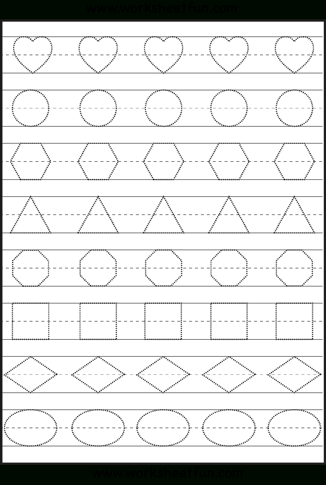 Shape Tracing, Letters &amp; More - Lots Of Preschool Tracing intended for Practice Tracing Letters Preschool