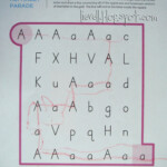 Simply-Hood: Letter A - Apples for Alphabet Parade Tracing Letters