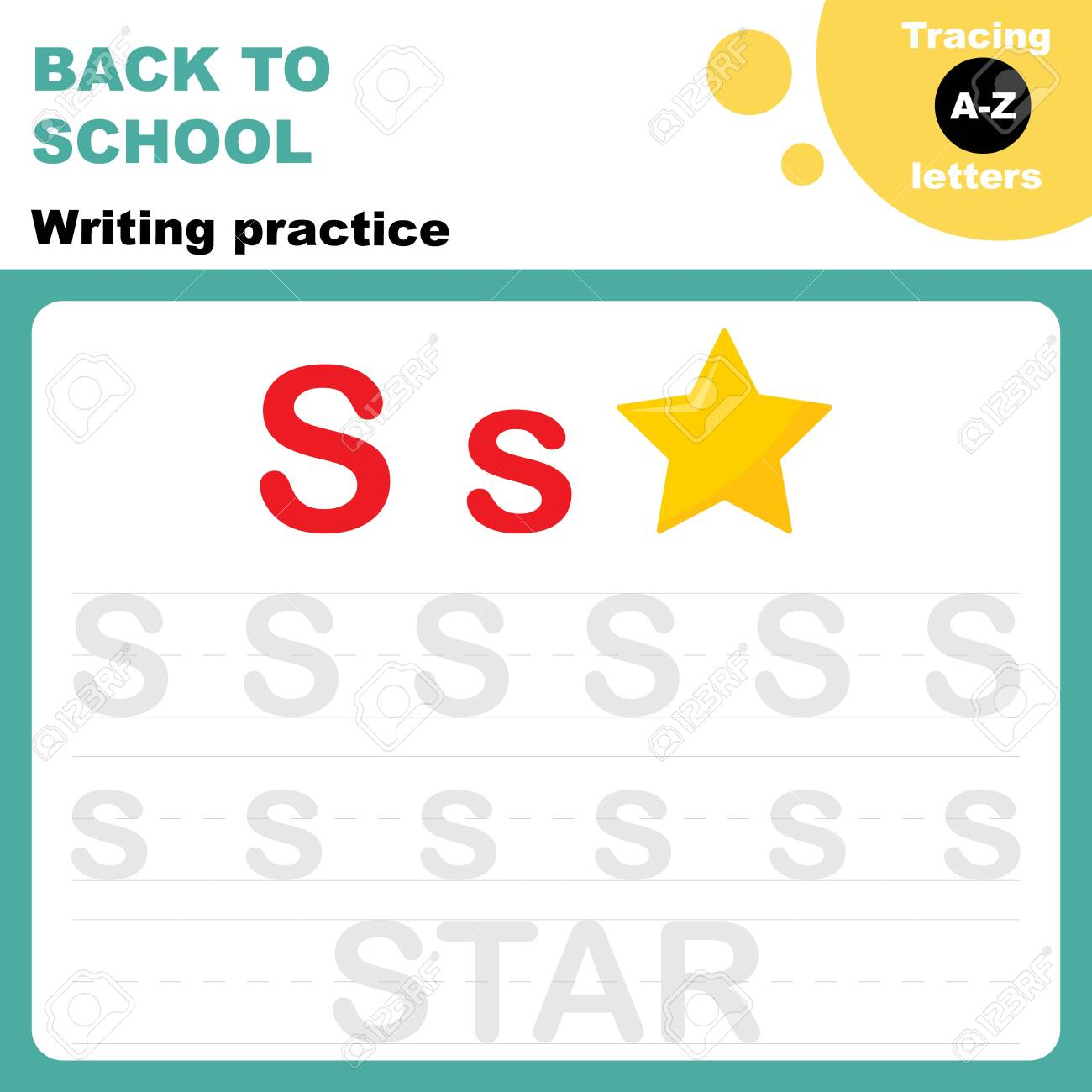 Stock Photo pertaining to Practice Tracing Letters Preschool