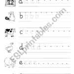 Trace And Copy - Esl Worksheethamadaasemsem with regard to Tracing And Copying Letters Worksheets
