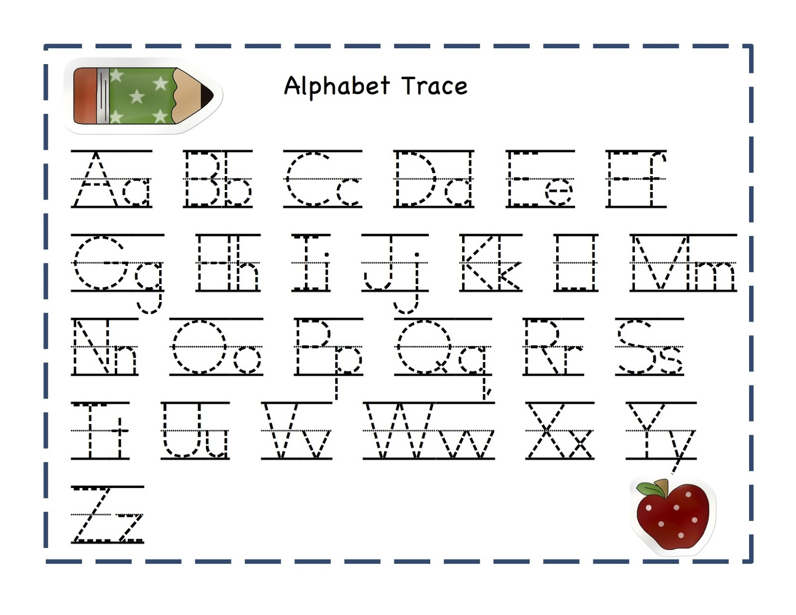 Trace Letters Worksheets | Activity Shelter in Tracing Numbers And Letters Worksheets