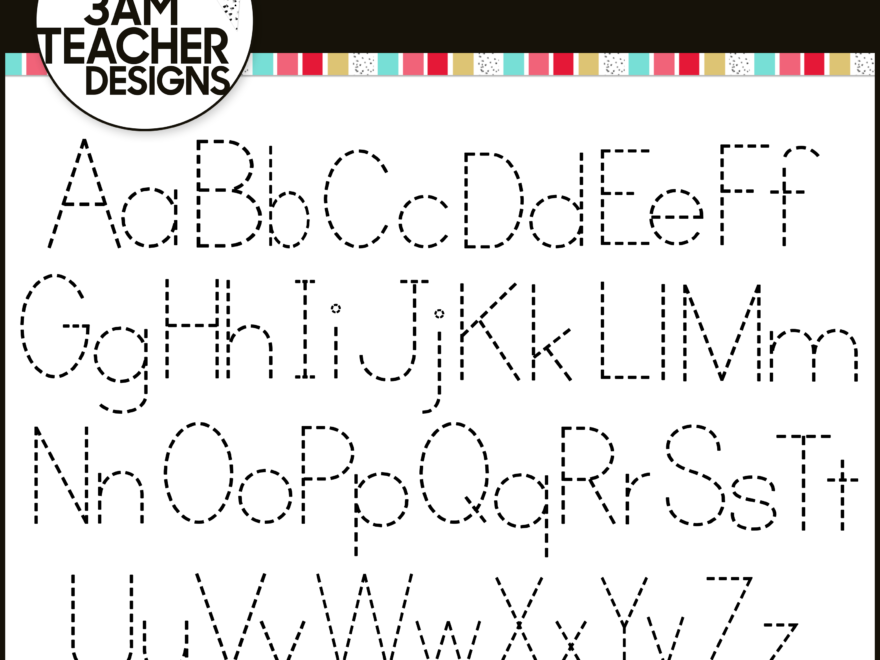 Trace Me Alphabet Letters A-Z | Alphabet Worksheets, Tracing in Tracing Letters Clipart