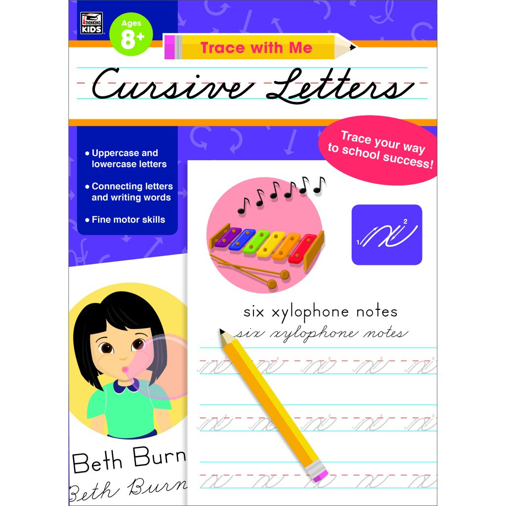 Trace With Me Cursive Letters Parent And Teacher Choice regarding Trace With Me Tracing Letters