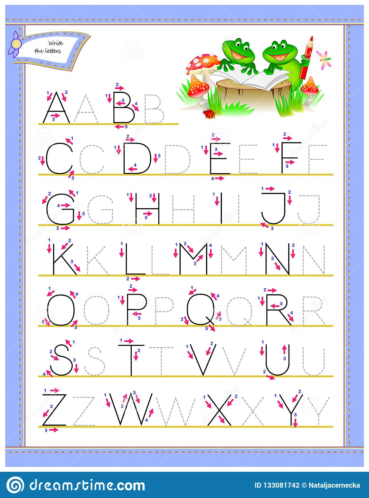 Tracing Abc Letters For Study English Alphabet. Worksheet with regard to Tracing Alphabet Letters Az
