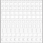 Tracing Alphabet For Writing Practice | Kindergarten for Tracing Letters Template