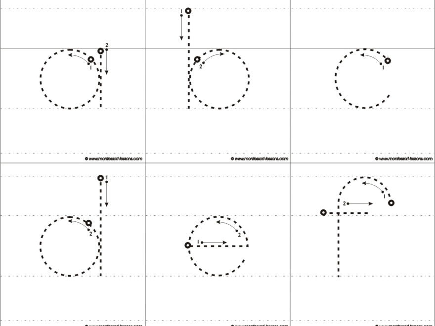 Tracing Big Letters, A-Z in Large Tracing Letters