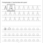 Tracing Each Letter A-Z Worksheets - Raising Hooks for Tracing Letters Az