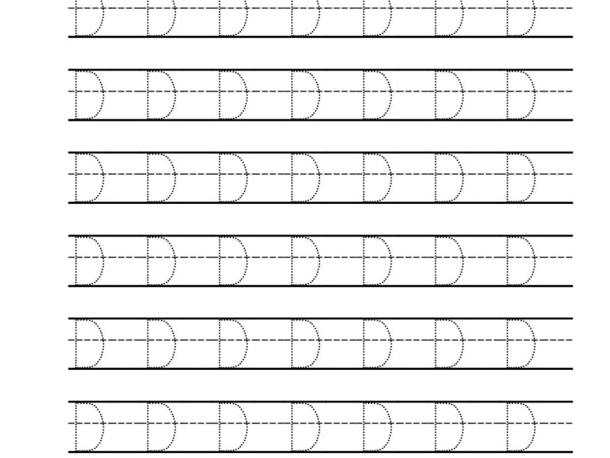 Tracing Letter D Worksheets For Preschool | Letter D with regard to Trace Letter D Worksheets Preschool