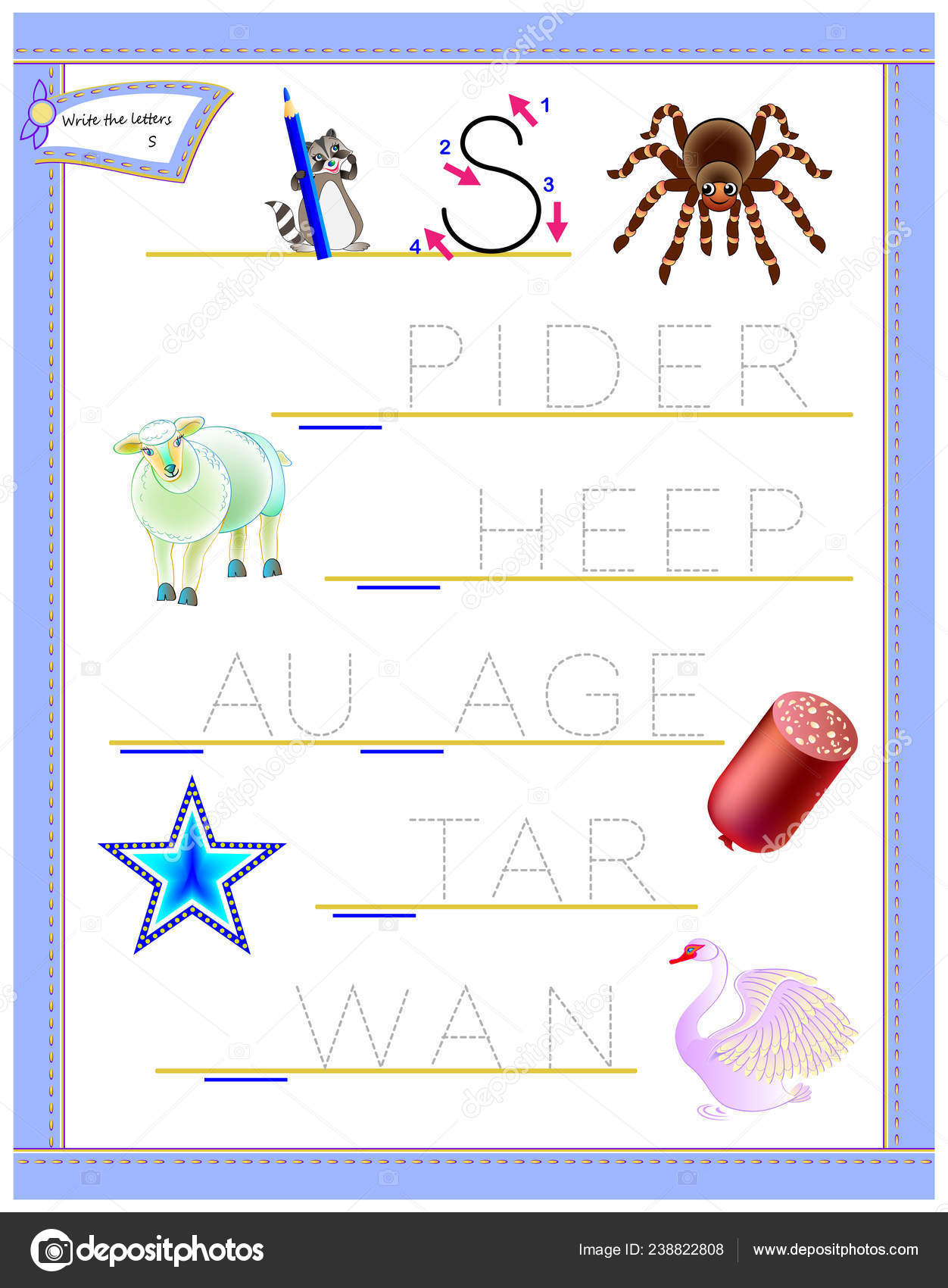 Tracing Letter Study English Alphabet Printable Worksheet regarding Children&amp;amp;#039;s Tracing Letters