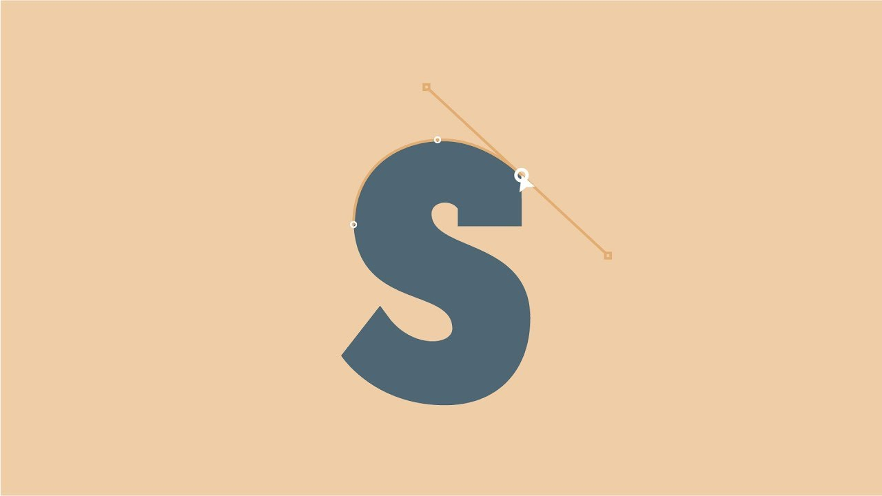Tracing Letters With The Pen Tool In Adobe Illustrator Cc with Tracing Letters In Illustrator