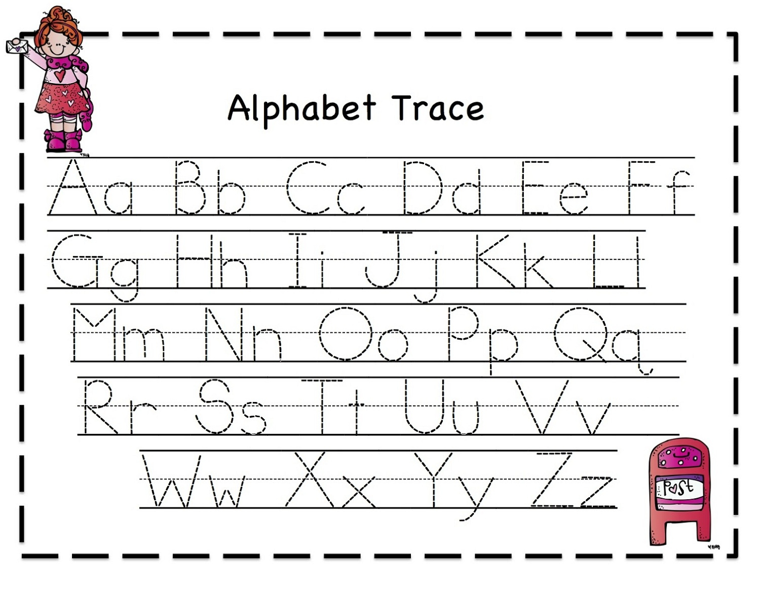 Printable Letter Tracing Worksheets - Customize and Print