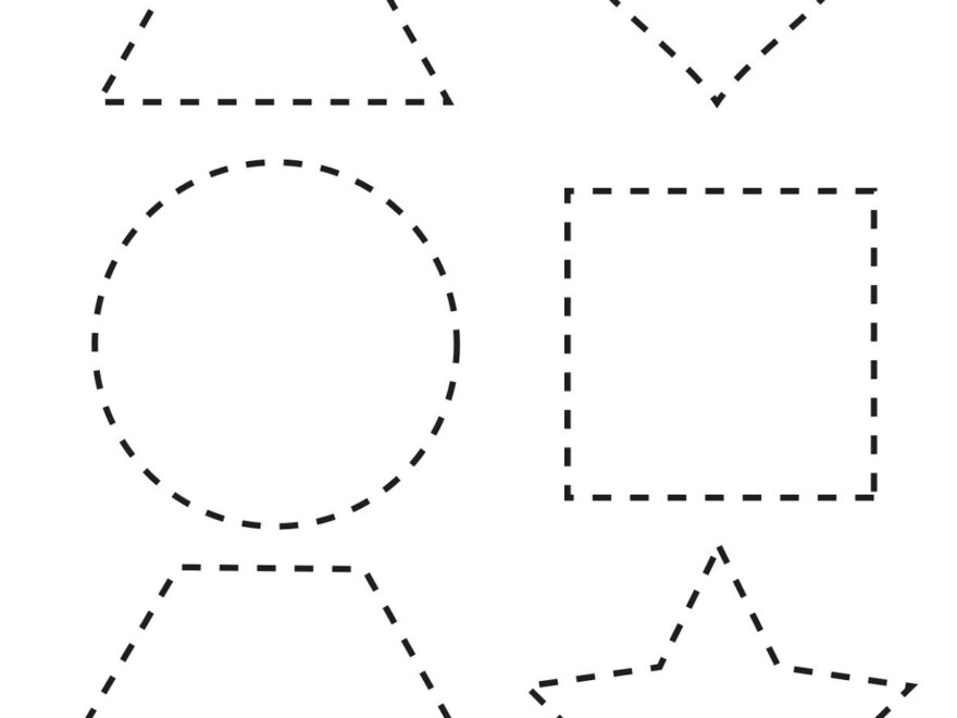 Tracing Shapes Printables | Tracing Shapes Download Here Six pertaining to Tracing Shapes And Letters