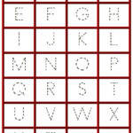 Tracing The Alphabet Letters-A To Z Dot To Dot Printable in Printable Tracing Alphabet Letters Az