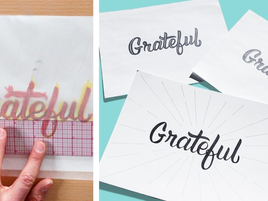 Tracing & Transferring Words To Paper | Hand Lettering For Beginners with regard to How To Use Tracing Paper For Letters