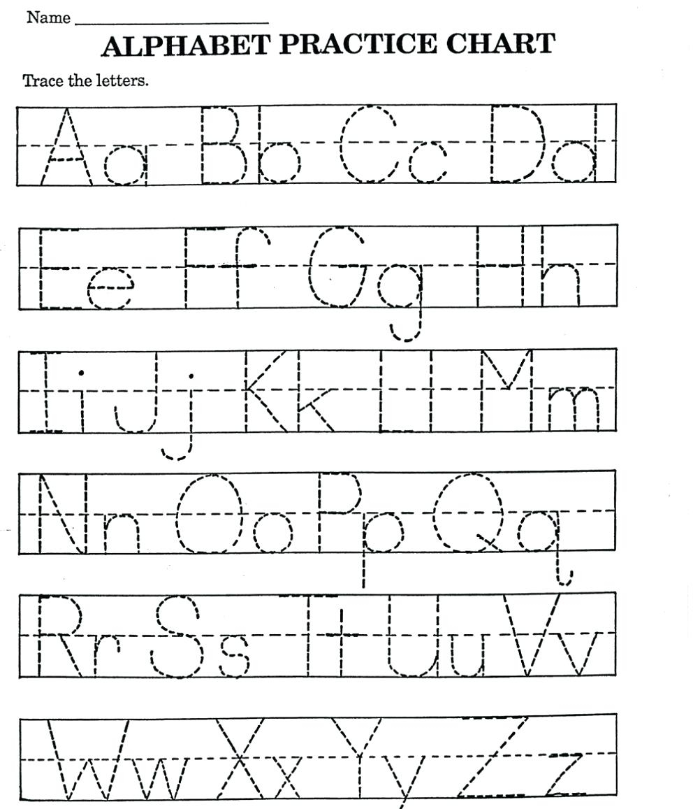 Tracing Letters And Numbers Worksheets Pdf ...