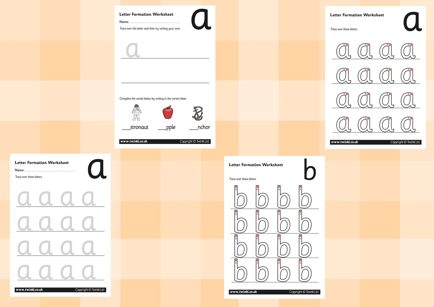 Twinkl Resources &amp;gt;&amp;gt; A-Z Letter Formation Worksheets for Letter Tracing Worksheets Twinkl