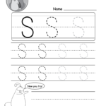 Uppercase Letter Tracing Worksheets (Free Printables in Children's Tracing Letters