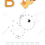 Vector Exercise Illustrated Alphabet. Learn Handwriting. Connect.. within Dot To Dot Letters For Tracing