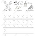 Vector Exercise Illustrated Alphabet. Learn Handwriting. Tracing.. inside Tracing Letter X Worksheets