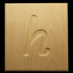 Wooden Letters For Tracing A-Z (Set) in Wooden Tracing Letters