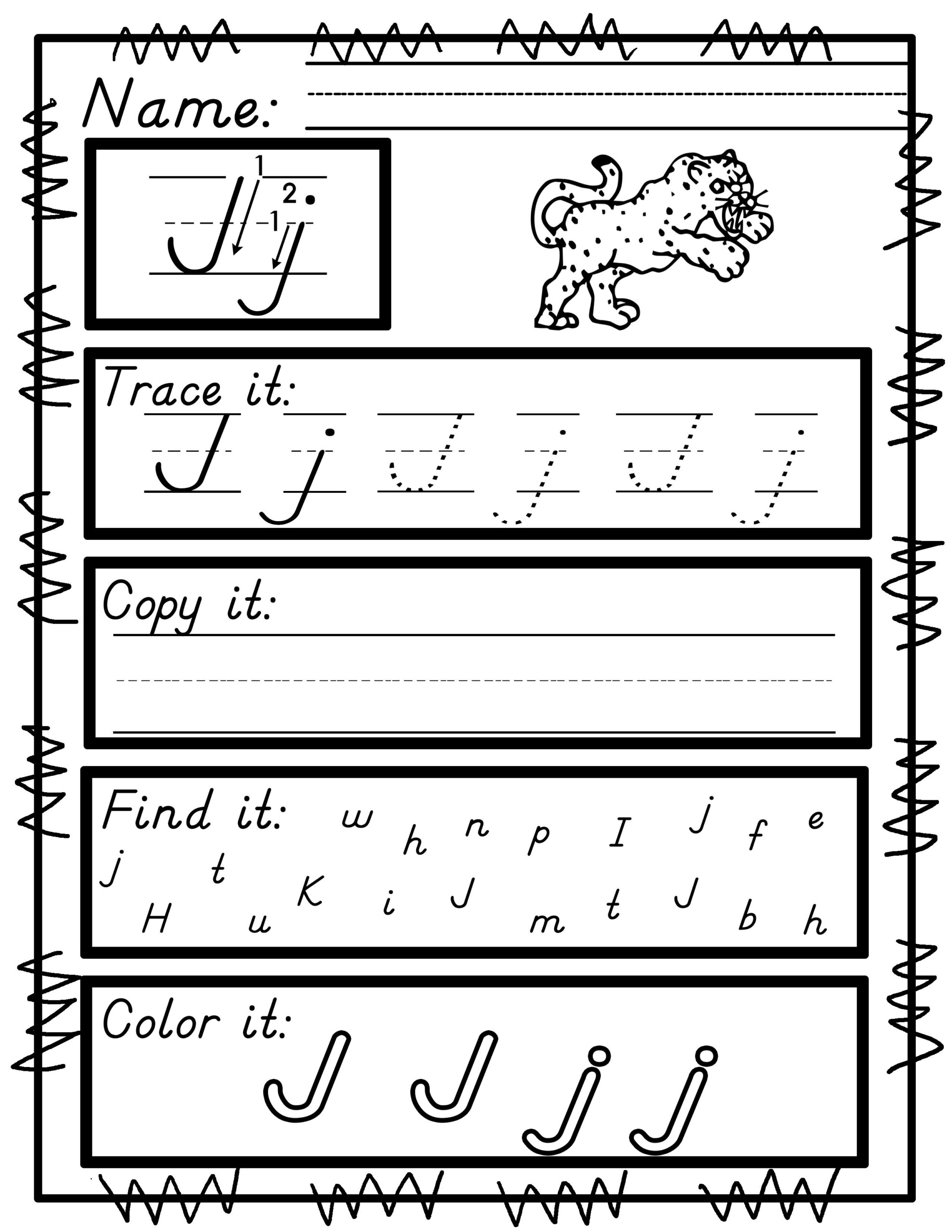 Worksheets For D&amp;#039;nealian Manuscript Handwriting Practice pertaining to D&amp;#039;nealian Letter Tracing Worksheets