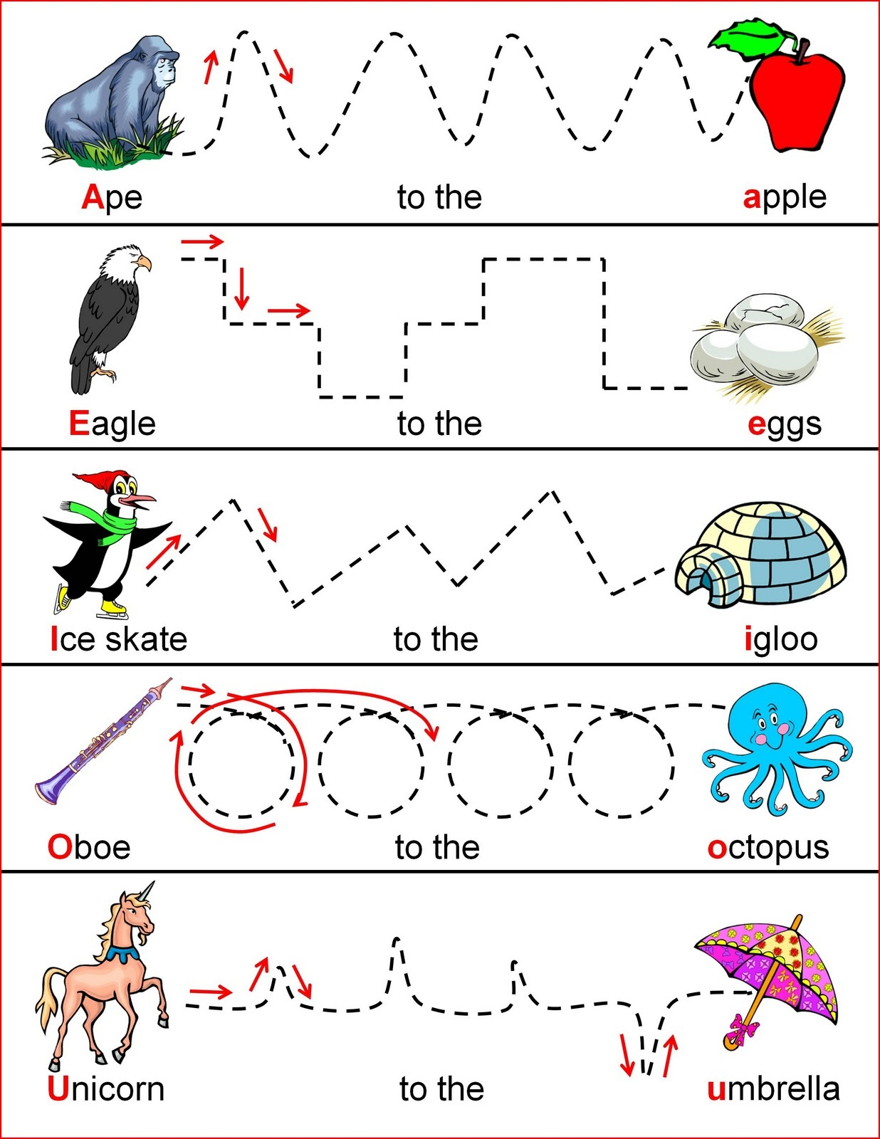 Tracing Letters Worksheets For 3 Year Olds | TracingLettersWorksheets.com