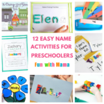 12 Hands On Name Activities For Preschooolers - Fun With Mama