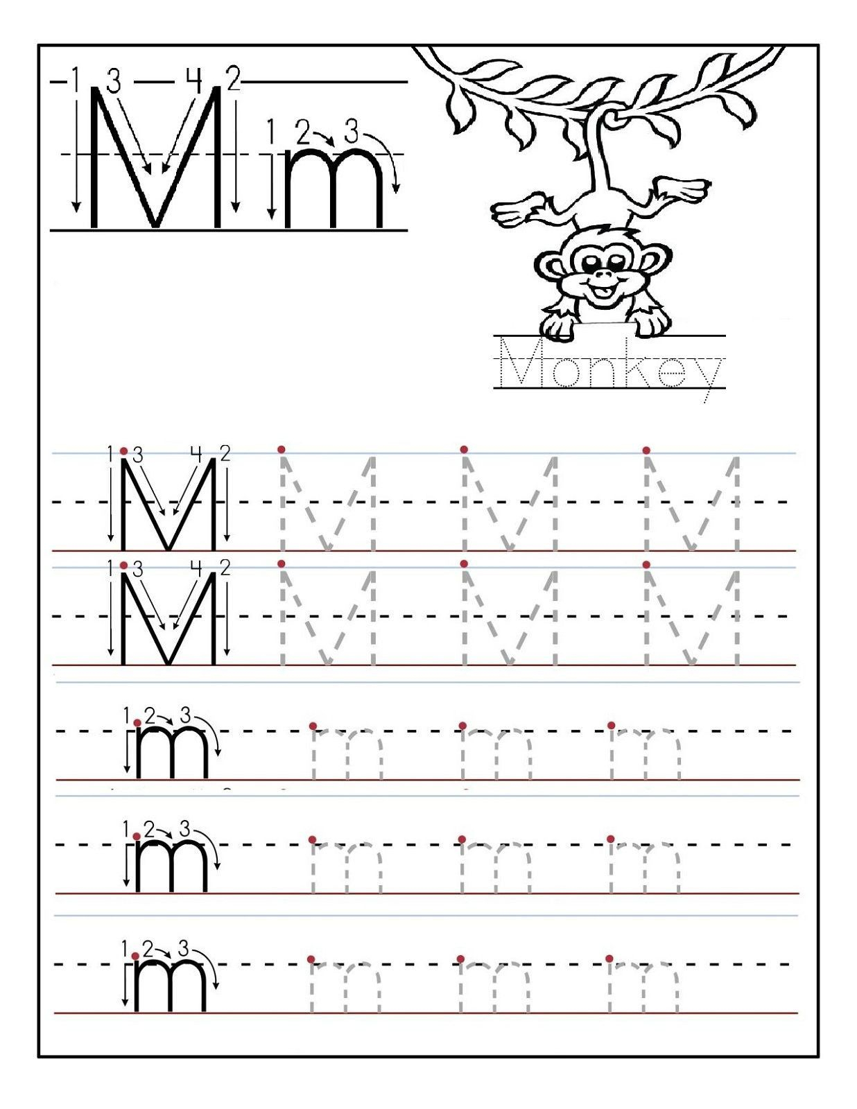 2 Preschool Letter N Tracing Worksheets In 2020 | Printable