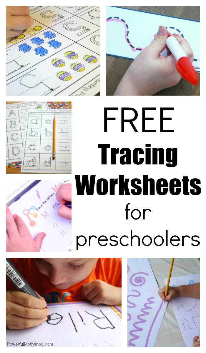 20+ Free Preschool Tracing Worksheets