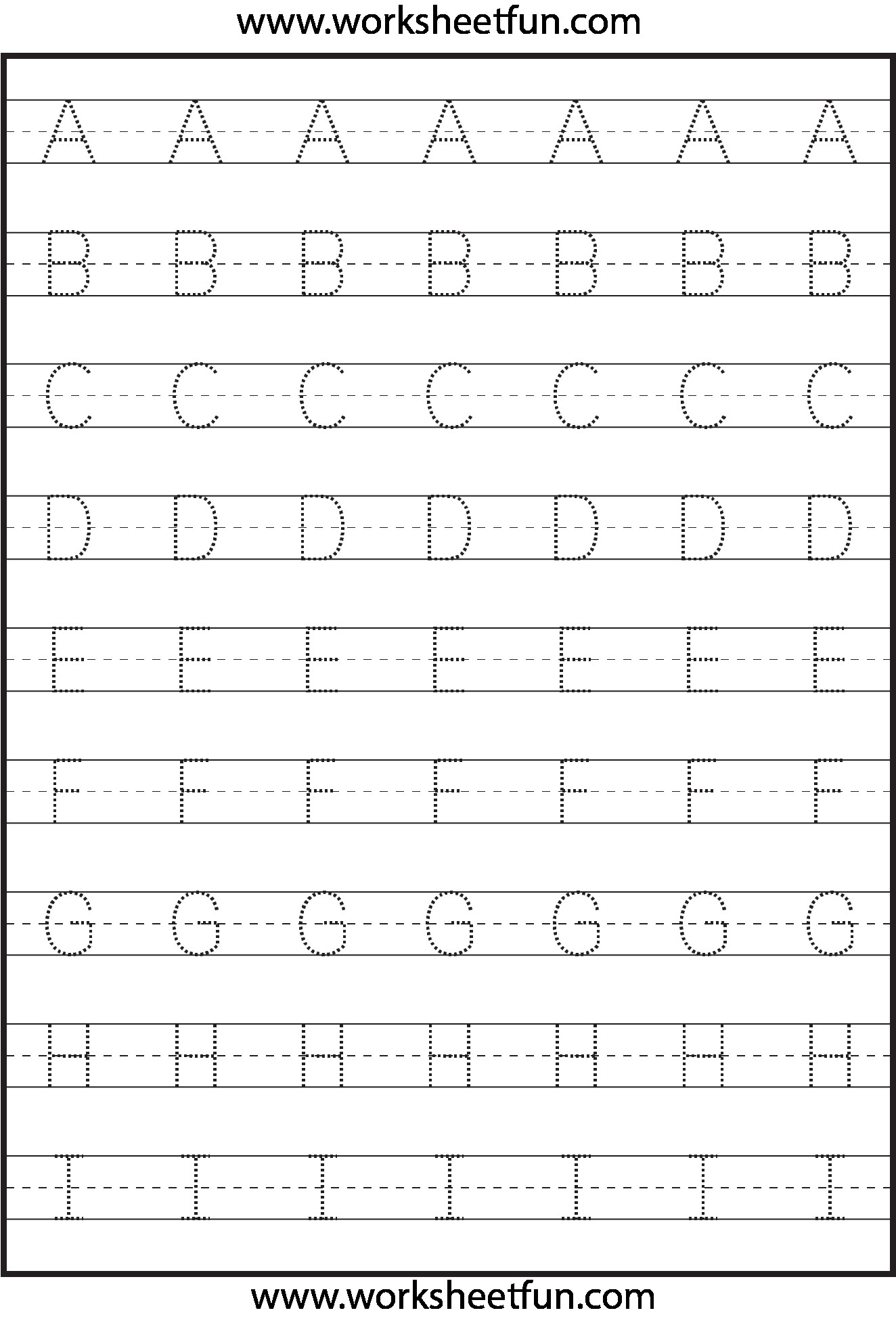 3 Kindergarten Abc Tracing Worksheet R – Learning Worksheets