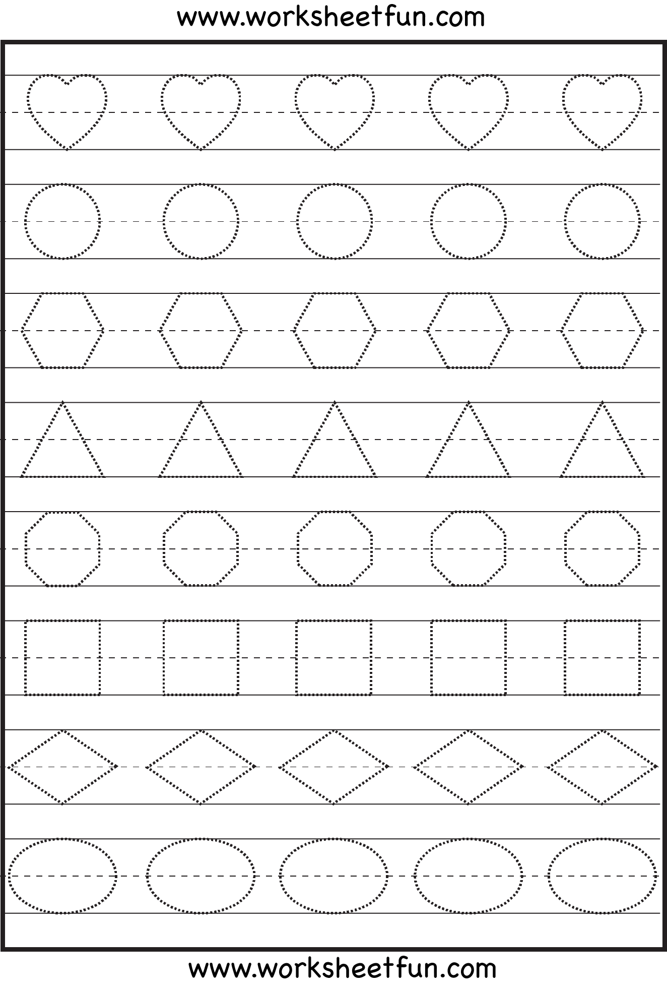 4 Pattern Writing Worksheets For Preschool - Share Worksheets