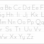 5 Best Images Of Free Printable Alphabet Tracing Letters