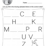 5 Preschool Worksheets Alphabet - Worksheets Schools