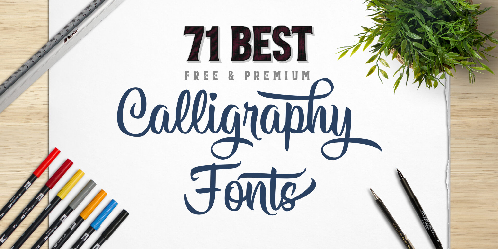 71 Of The Best Calligraphy Fonts (Free &amp;amp; Premium