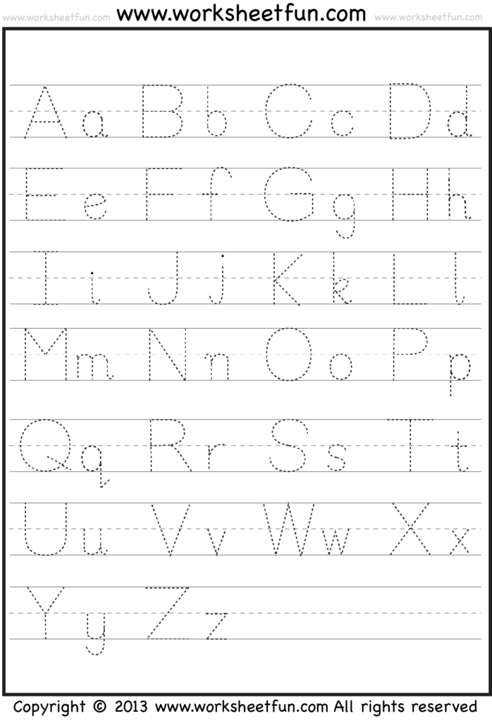 Abc 123 Tracing Pages - TracingLettersWorksheets.com