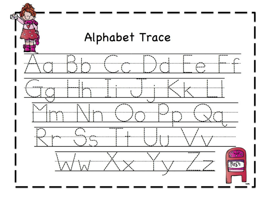 Abc Tracing Sheets For Preschool Kids | Alphabet Tracing