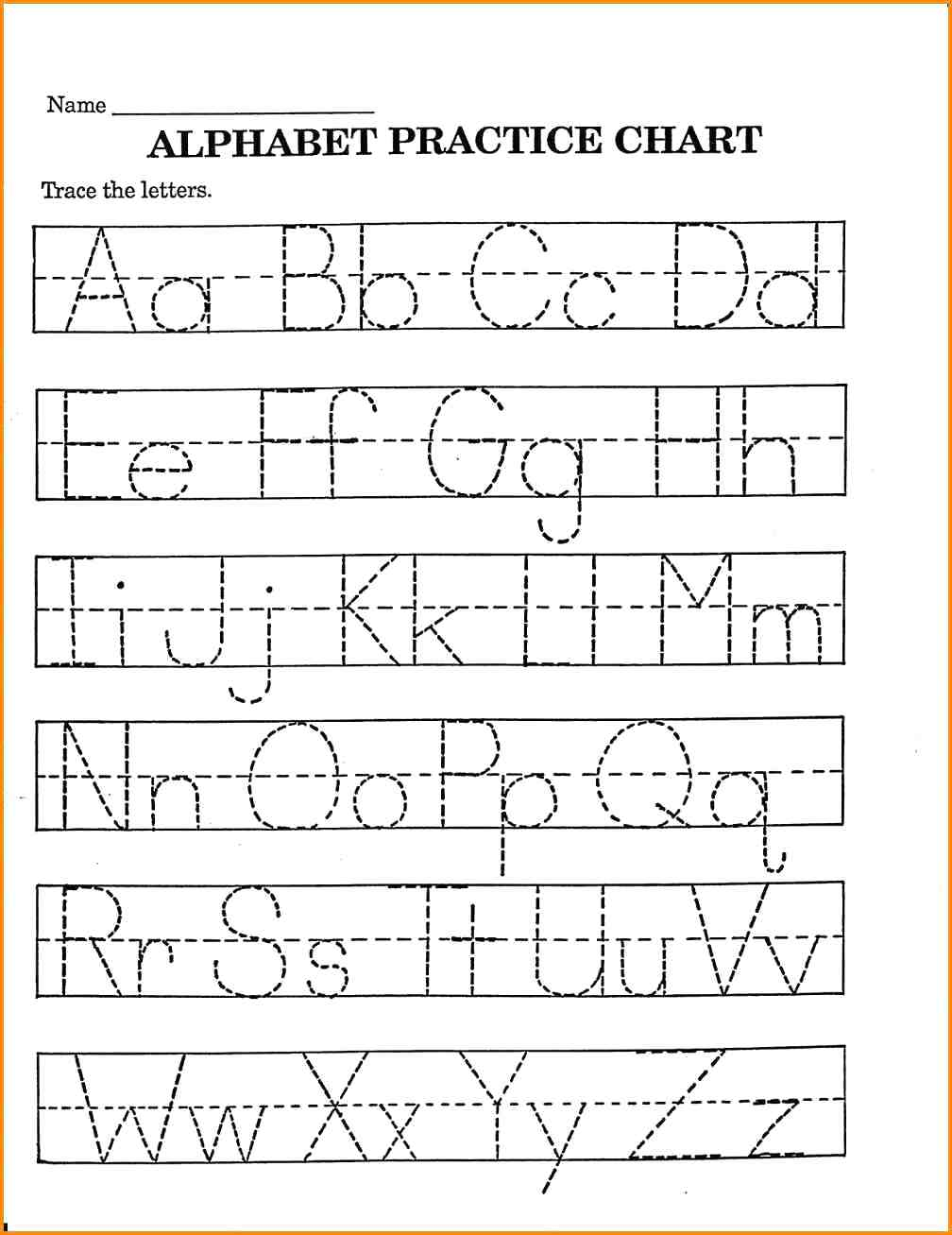 Abc Worksheets Pdf Alphabet Tracing Worksheet For Preschool