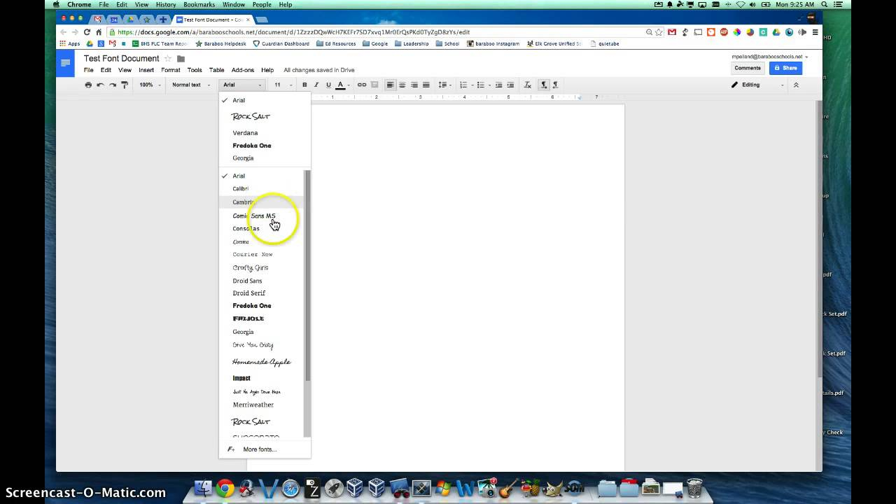 Adding New Fonts In Google Docs