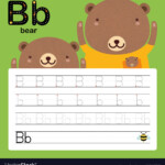 Alphabet B Tracing Worksheet For Preschool