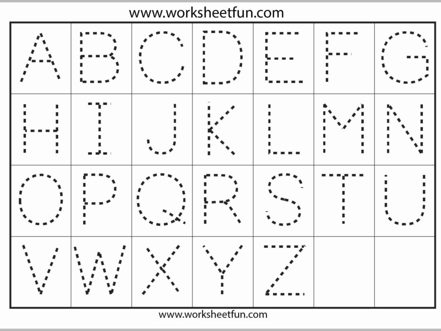 Alphabet Coloring Pages Pdf | Tracing Worksheets Preschool
