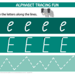 Alphabet Letters Tracing Mats Cursive Print
