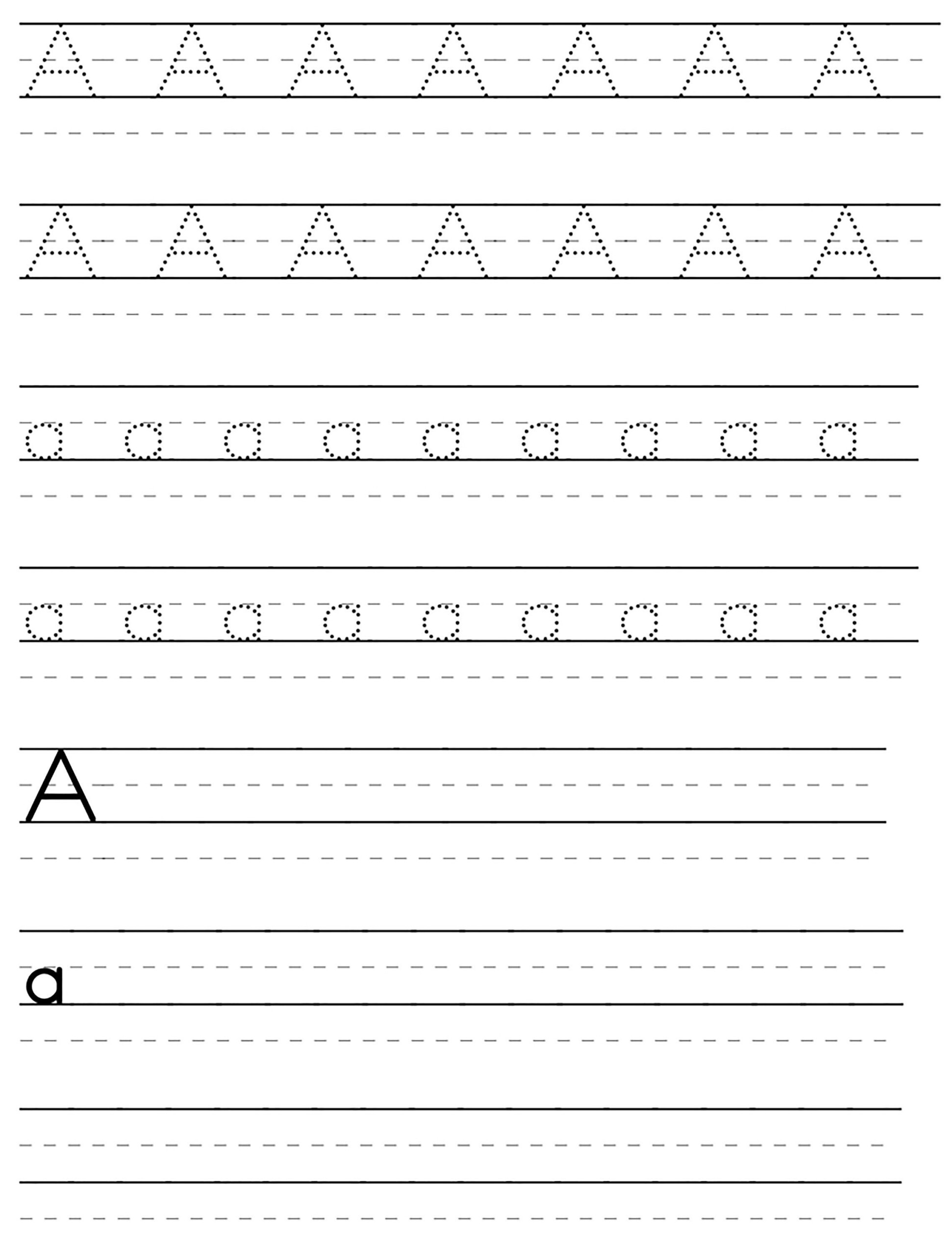 Alphabet Letters Tracing Pages | Printable Tracing Practice