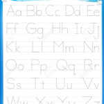 Alphabet Letters Tracing Worksheet With All Alphabet Letters