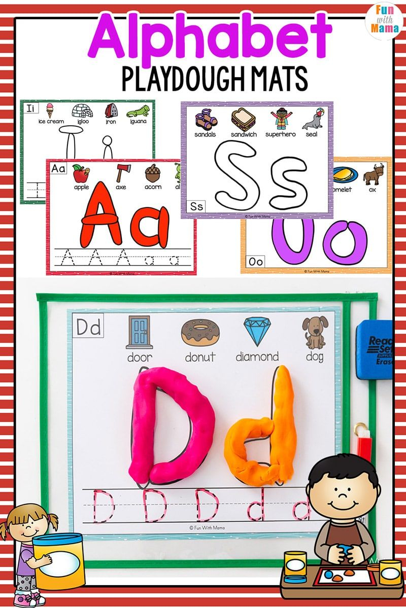 Alphabet Playdough Mats | Alphabet Tracing, Alphabet, Letter