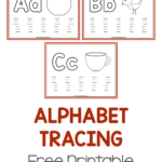 Alphabet Tracing Free Printable | Preschool Writing