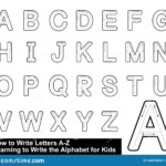 Alphabet Tracing Letters Stepstep Letter Tracing Write